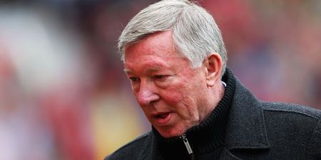 Which Irishman is the first player picked by Fergie in his all-time Manchester United XI?