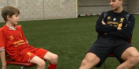 Video: Ten-year old Liverpool fan’s interview with Steven Gerrard is just great