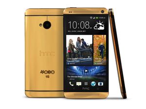 Forget the gold coloured iPhone and try the HTC made of real gold