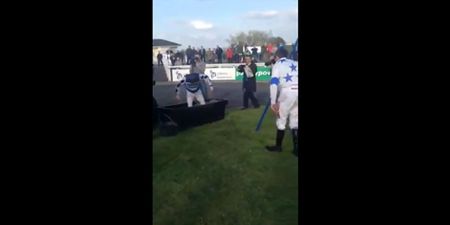 Video: Plenty of horse play among the jockeys for JT McNamara and Jonjo Bright fundraiser