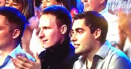 Video: These two lads were very interested in seeing Melanie McCabe on the Late Late last night