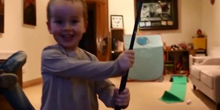 Video: This three-year old wannabe Rory McIlroy from Howth is better at golf than you and me