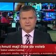 Video: What a cock-up on Czech TV as penis appears behind news anchor’s head