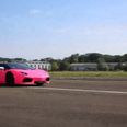 Video: Bright pink Lamborghini makes terminally ill girl’s dream come true