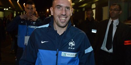 Video: Franck Ribery scored a bit of a stunner for France this evening