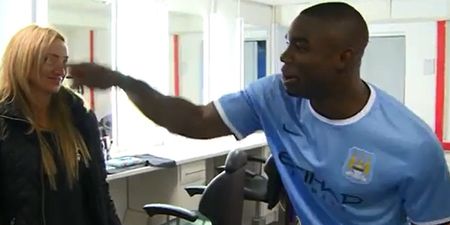 Video: Micah Richards dupes horrified Man City staff into believing they got him injured