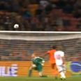 Video: Arjen Robben scored a beautiful free kick last night