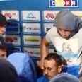 Video: Levski Sofia fans physically harass new coach at unveiling; force him to remove club shirt