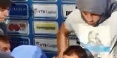 Video: Levski Sofia fans physically harass new coach at unveiling; force him to remove club shirt