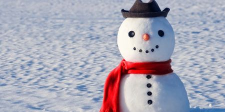 Picture: The first snowman of the season in Ireland has arrived