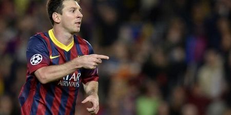 Video: He was offside, but check out Leo Messi’s incredible backheeled finish last night