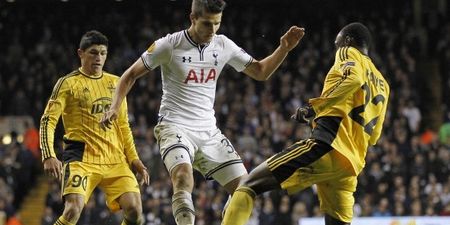 GIF: Erik Lamela’s dazzling footwork won Spurs a peno last night