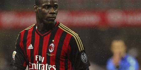 Pic: Mario Balotelli gets a warm Scottish welcome ahead of Champions League tie