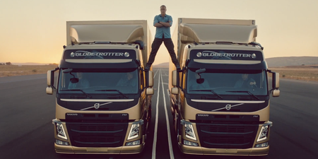 Video: Volvo’s latest advert features Jean-Claude Van Damme doing the splits on two reversing trucks