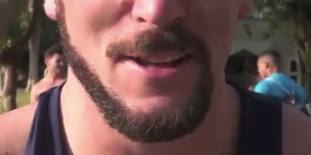 Video: Rugby Sevens player Matt Turner grows incredible ‘Monkey Tail Mo’ for Movember