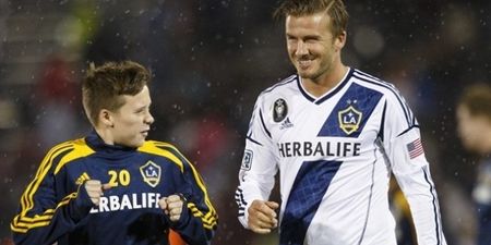 Like father, like son? Brooklyn Beckham handed chance to impress at Man United