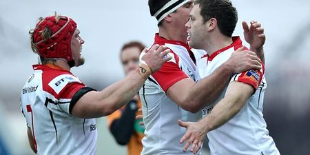 Video: Beautifully worked Darren Cave try helps Ulster to victory over Zebre