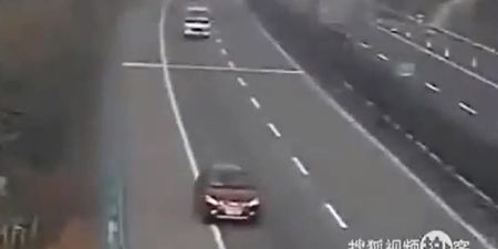 Video: Woman in China drives in reverse on motorway for 2km after missing her exit