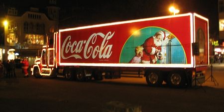 Pic: A very agricultural version of the Coca Cola Christmas truck spotted in Kerry