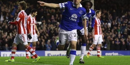 GIF: Seamus Coleman’s emphatic strike against Stoke (with his left foot!)