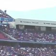 Video: NFL fan falls from the upper deck of the stadium and survives
