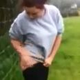 Video: Bare-arsed electric fence attempt has hilariously unexpected ending