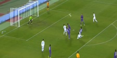 Video: A ridiculously brilliant scissors kick was scored against Fiorentina tonight