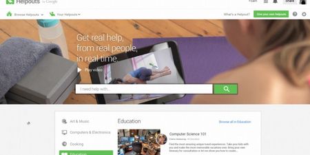 Google’s latest feature Helpouts provides live video tutorials for anything you want to know