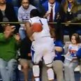 Video: A truly spectacular own basket from college basketball in the US