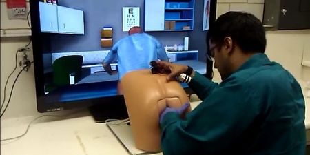 Picture: Meet Patrick, the robotic arse used to train med students