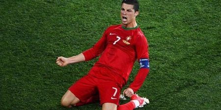 GIF: You-know-who gives Portugal the advantage in play-off
