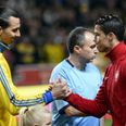 Pic: Ronaldo was that good last night, even Zlatan felt the need to applaud