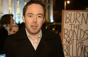 Video: Dobbo didn’t take too kindly to some protesters live on the Six One News last night