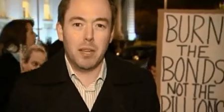 Video: Dobbo didn’t take too kindly to some protesters live on the Six One News last night