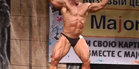 Video: The most flamboyant Russian bodybuilding routine you’ll ever see