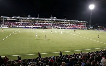Fantastic image of the Tromso stadium where Spurs will play tonight