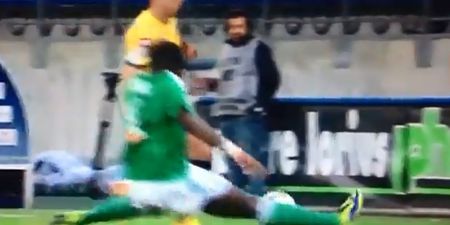 Video: This two-footed tackle in Ligue One resulted in a ten-game ban. Is it deserved?