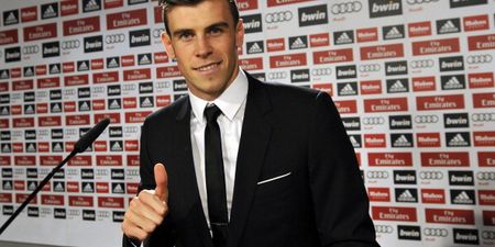 Picture: Gareth Bale gives his seal of approval to Peterborough’s record signing