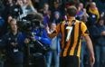 Video: David Meyler scores for Hull and celebrates by revealing tricolour shinpads