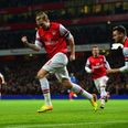 Video: Nicklas Bendtner scores a very earl goal for Arsenal