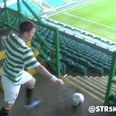 Video: The best crossbar challenge we’ve seen this year, shooting from the stands at Celtic Park
