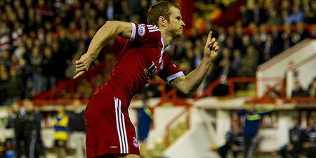 Picture: Aberdeen’s Mark Reynolds posts a gruesome picture of his lip injury (WARNING: graphic content)