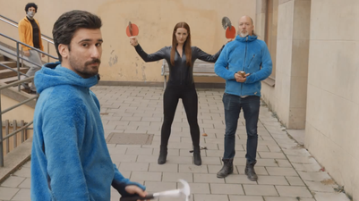 Video: Ping pong trick shot guru has a message for Captain Disillusion