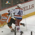 Video: Massive hit on ice hockey player leads to mass brawl