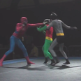 Video: Spider-Man fights Batman & Robin in this hilariously bad, yet completely real, MMA showdown