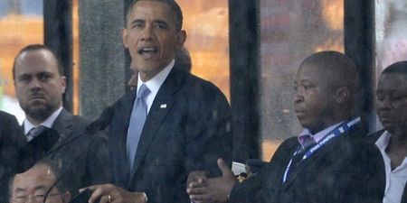 Video: The guy doing sign language at Nelson Mandela’s memorial service wasn’t doing sign language