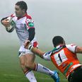 Ulster Rugby’s live Twitter updates from a very foggy Treviso have been great