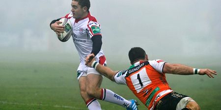 Ulster Rugby’s live Twitter updates from a very foggy Treviso have been great