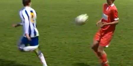 Video: Brighton under-21 player whacks opposition player in the face with perfectly executed back flick