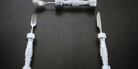 Want to keep in shape over Christmas? Then try dumbbell cutlery